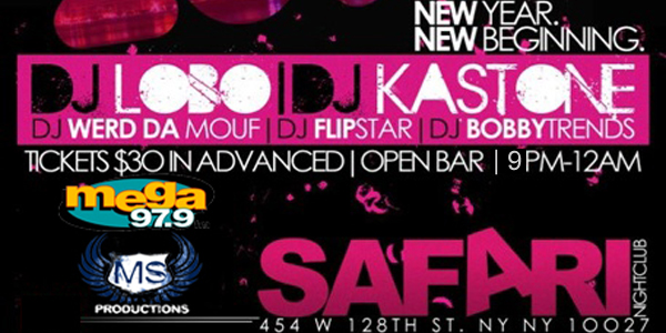 Club Safari New Years Eve Party