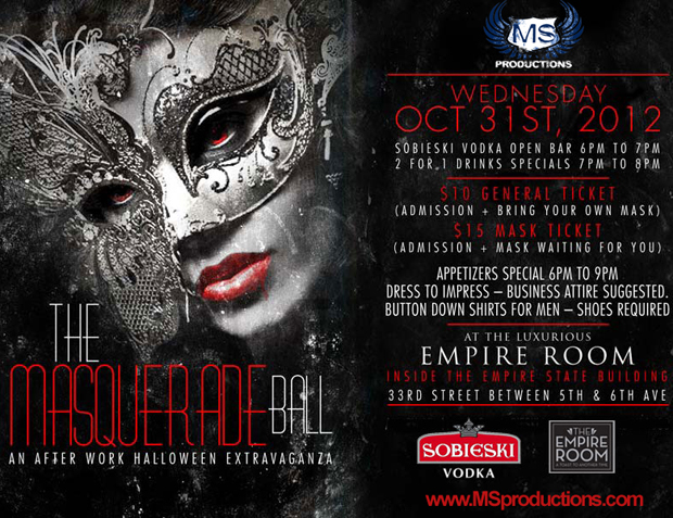 Empire Room Halloween Party NYC