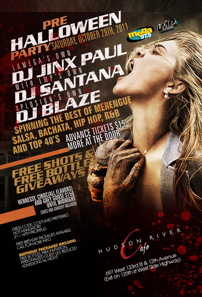 Hudson River Cafe Halloween Party NYC