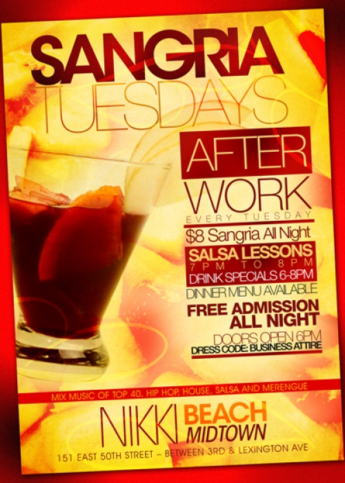 Nikki Beach afterwork happy hour