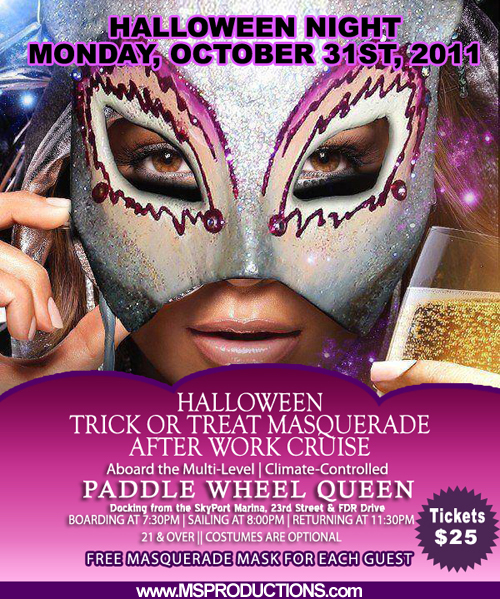 Paddle Wheel Queen - NYC Halloween Boat party