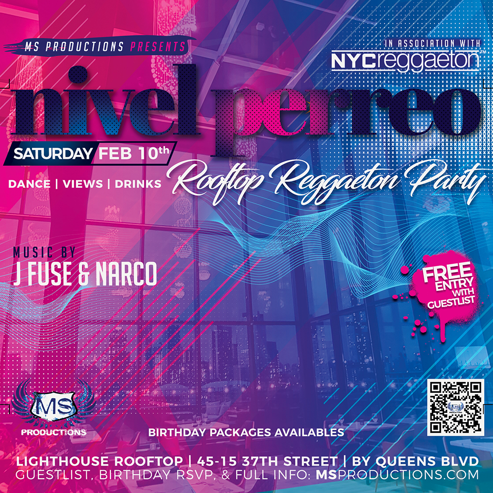 Rooftop Reggaeton Party in February